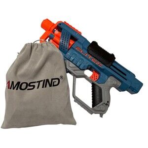 NERF Elite 2.0 Commander RD-6 Dart Blaster W/ Bag Of Dozens Of Darts